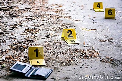 Crime scene investigation Stock Photo