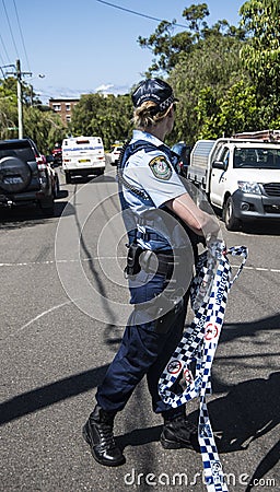 Crime scene Editorial Stock Photo