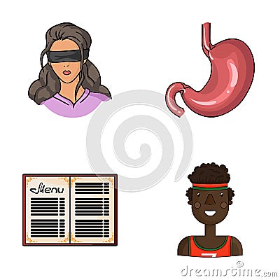 Crime, service and other web icon in cartoon style.medicine, sport icons in set collection. Vector Illustration