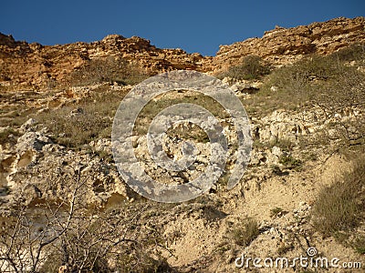 Crimea, Cape Fiolent. Mountains. Stock Photo