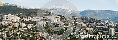 Crimea, Yalta, city landscape. Stock Photo