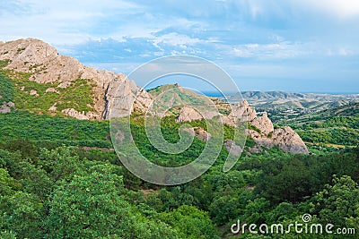 Crimean mountains Stock Photo