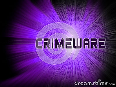 Crimeware Digital Cyber Hack Exploit 3d Illustration Stock Photo