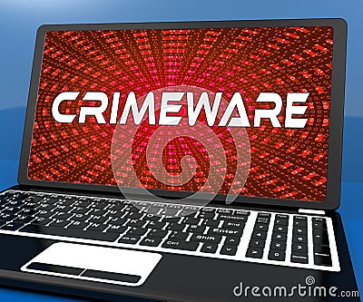 Crimeware Digital Cyber Hack Exploit 3d Rendering Stock Photo