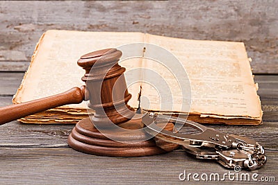 Criminal court concept. Stock Photo