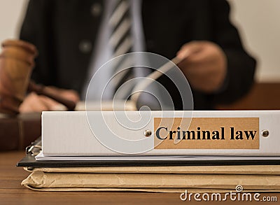 Criminal law Stock Photo