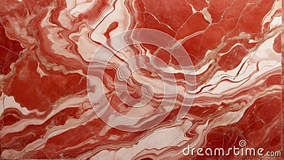 Crimson Radiance: Rojo Alicante Marble's Bold Statemen. AI Generate Stock Photo