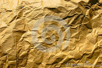 Crinkled Bag Stock Photo