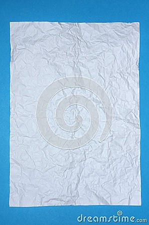 Crinkled paper Stock Photo