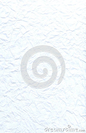 Crinkled White Paper Stock Photo