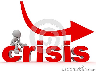 Crisis management Stock Photo