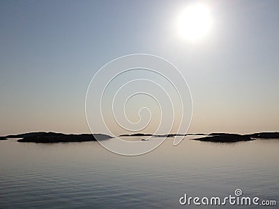 Norwegian islands Stock Photo