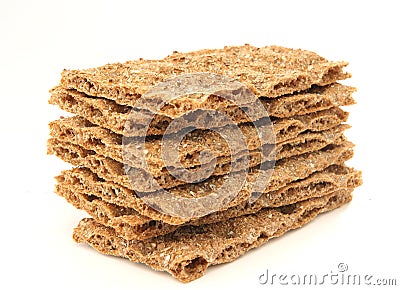 Crisp hard bread Stock Photo