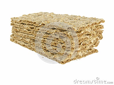 Crispy bread Stock Photo