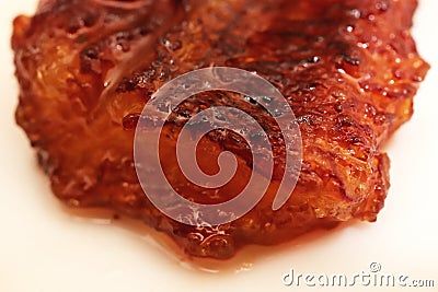 Crispy breakfast desert snack. Stock Photo