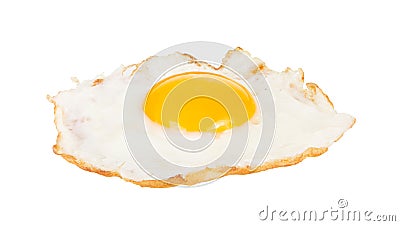 Crispy fried chicken egg isolated Stock Photo