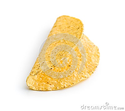 Crispy taco shell Stock Photo