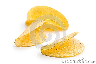 Crispy taco shells Stock Photo