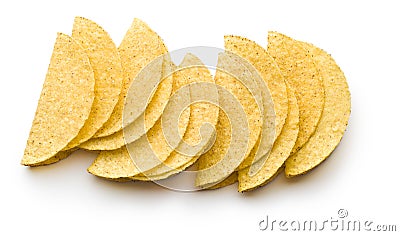 Crispy taco shells Stock Photo