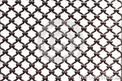 Criss Cross metal background Stock Photo