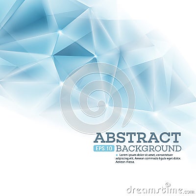 Cristal triangla background. Vector illustration Vector Illustration