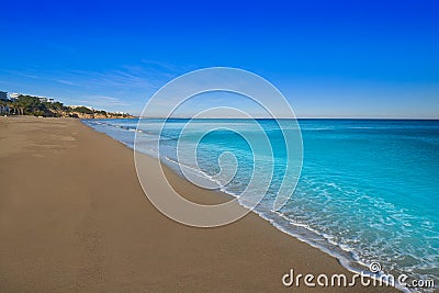 Cristall Cristal beach in Miami Platja Stock Photo