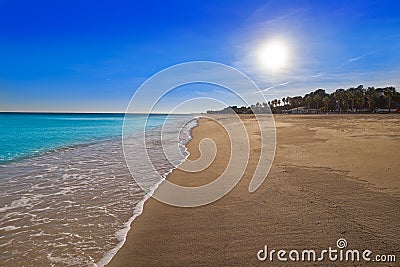 Cristall Cristal beach in Miami Platja Stock Photo