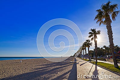 Cristall Cristal beach in Miami Platja Stock Photo