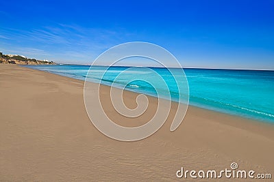 Cristall Cristal beach in Miami Platja Stock Photo