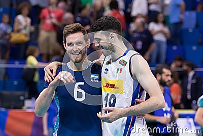 Italian Volleyball National Team Editorial Stock Photo