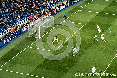 Cristiano ronaldo - real madrid vs ludogorets 4-0 Editorial Stock Photo