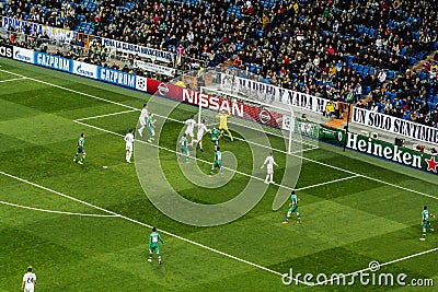 Cristiano ronaldo - real madrid vs ludogorets 4-0 Editorial Stock Photo