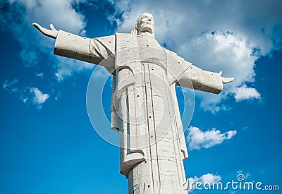 Cristo de la Concordia in Cochabamba. Crist Statue Editorial Stock Photo