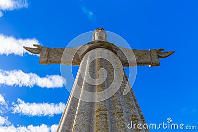 The Cristo Rei monument of Jesus Christ - Lisbon Portugal Stock Photo