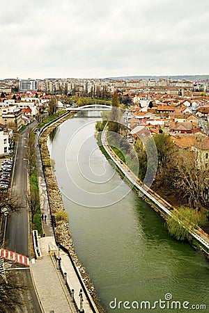 Crisul Repede River Oradea Romania Stock Photo