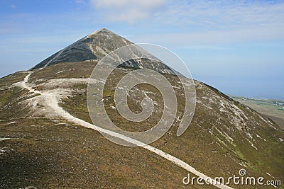 Croagh Patrick mountain Stock Photo