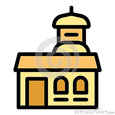 Croatia church icon vector flat Stock Photo