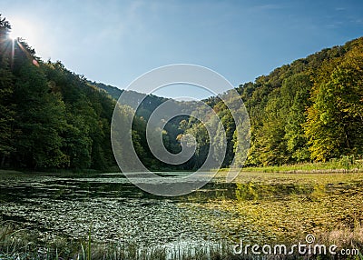 Croatia - Nature park Papuk - Lake Jankovac Stock Photo