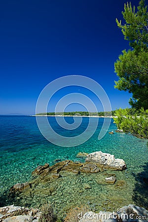 Croatia - Rab Stock Photo
