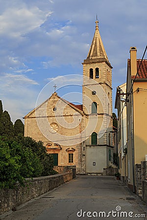 A Croatian church Editorial Stock Photo