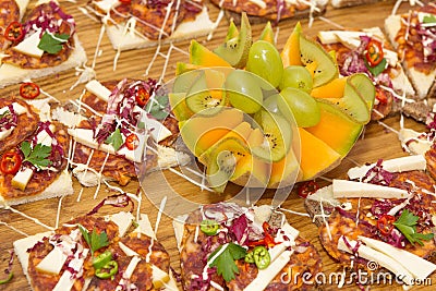 Croatian spicy sausage called Kulen Stock Photo