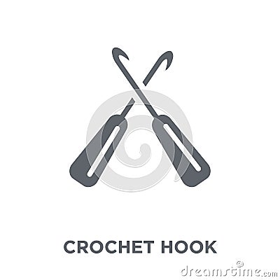 crochet hook icon from Sew collection. Vector Illustration