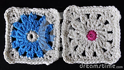 Crochet sample Stock Photo