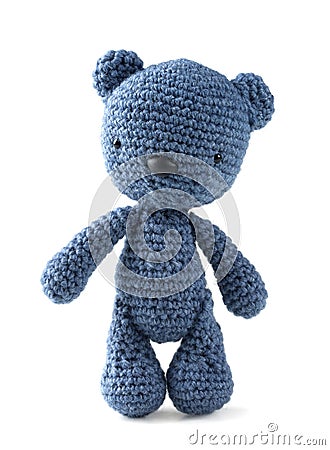 Crocheted amigurumi toy Stock Photo