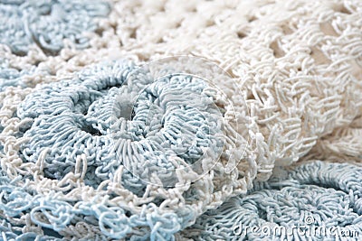 Crocheted Doily Stock Photo