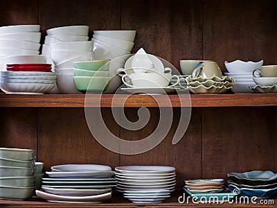 Crockery Stock Photo