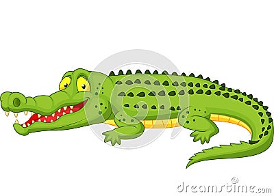 Crocodile cartoon Vector Illustration