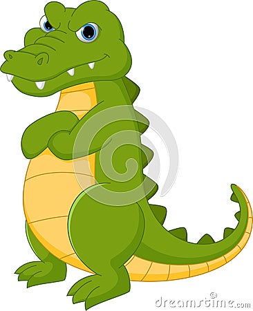 Crocodile cartoon Vector Illustration
