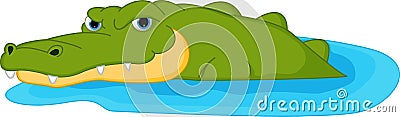 Crocodile cartoon Vector Illustration