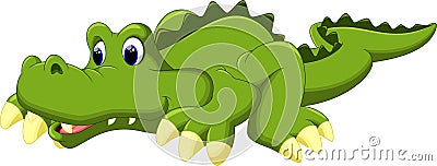 Crocodile cartoon Stock Photo